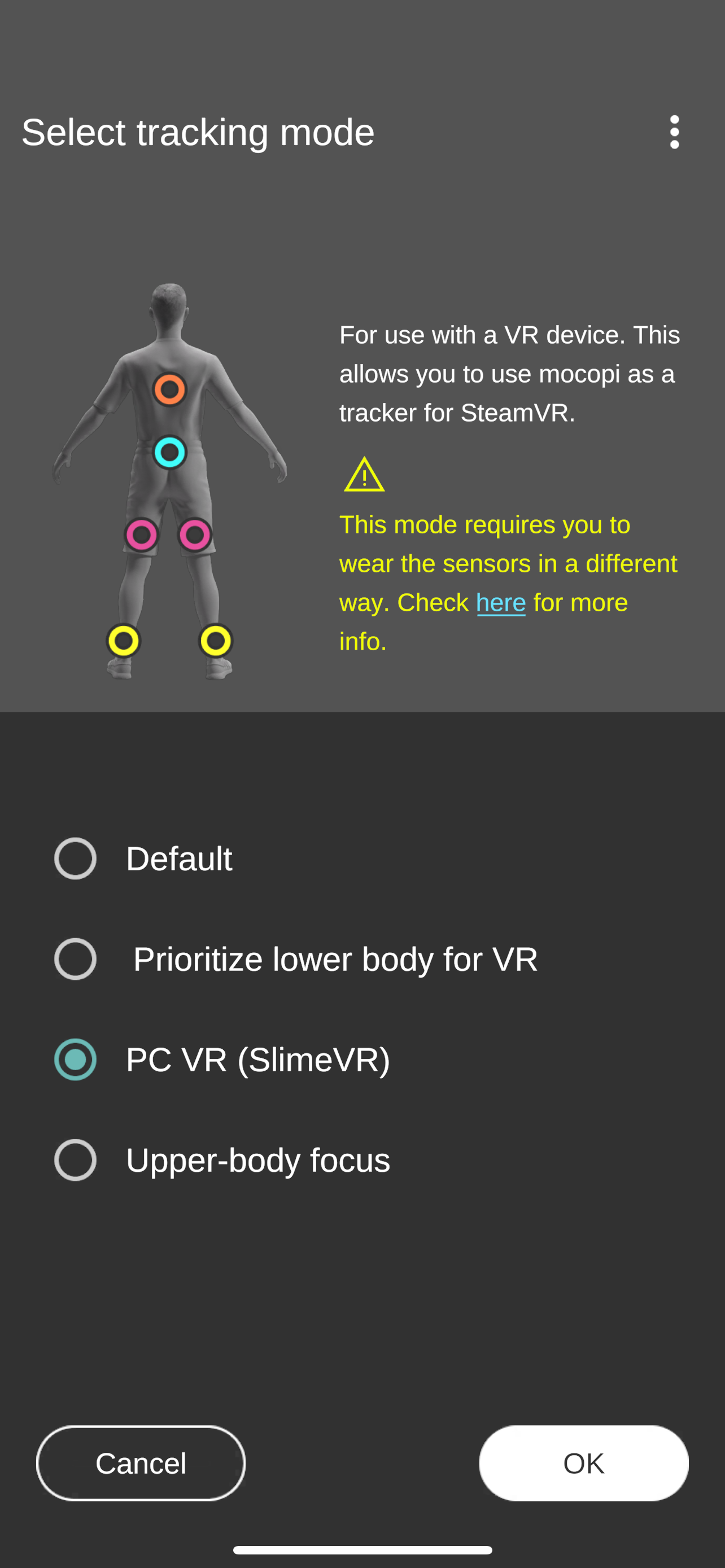 Sony Corporation - mocopi | PC VR(SlimeVR) mode