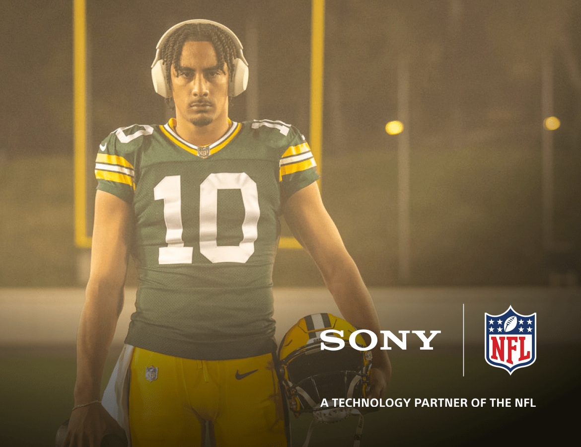 SONY × NFL　 A TECHNOLOGY PARTNER OF THE NFL