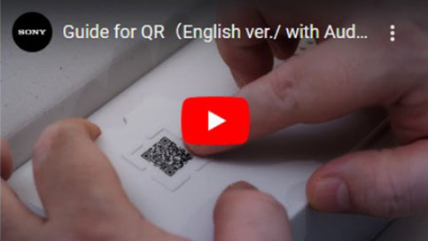 Video:Guide for QR (with Audio description)