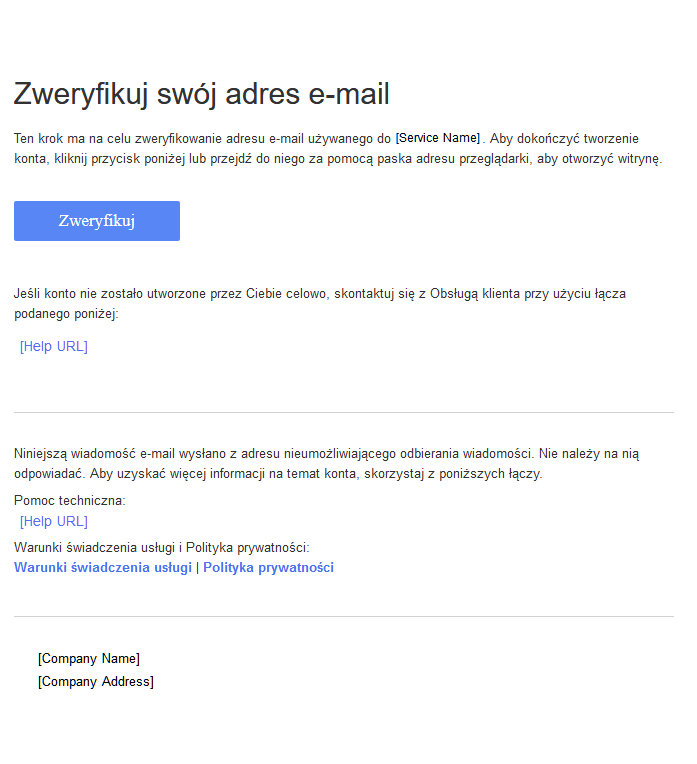 Verify your email address