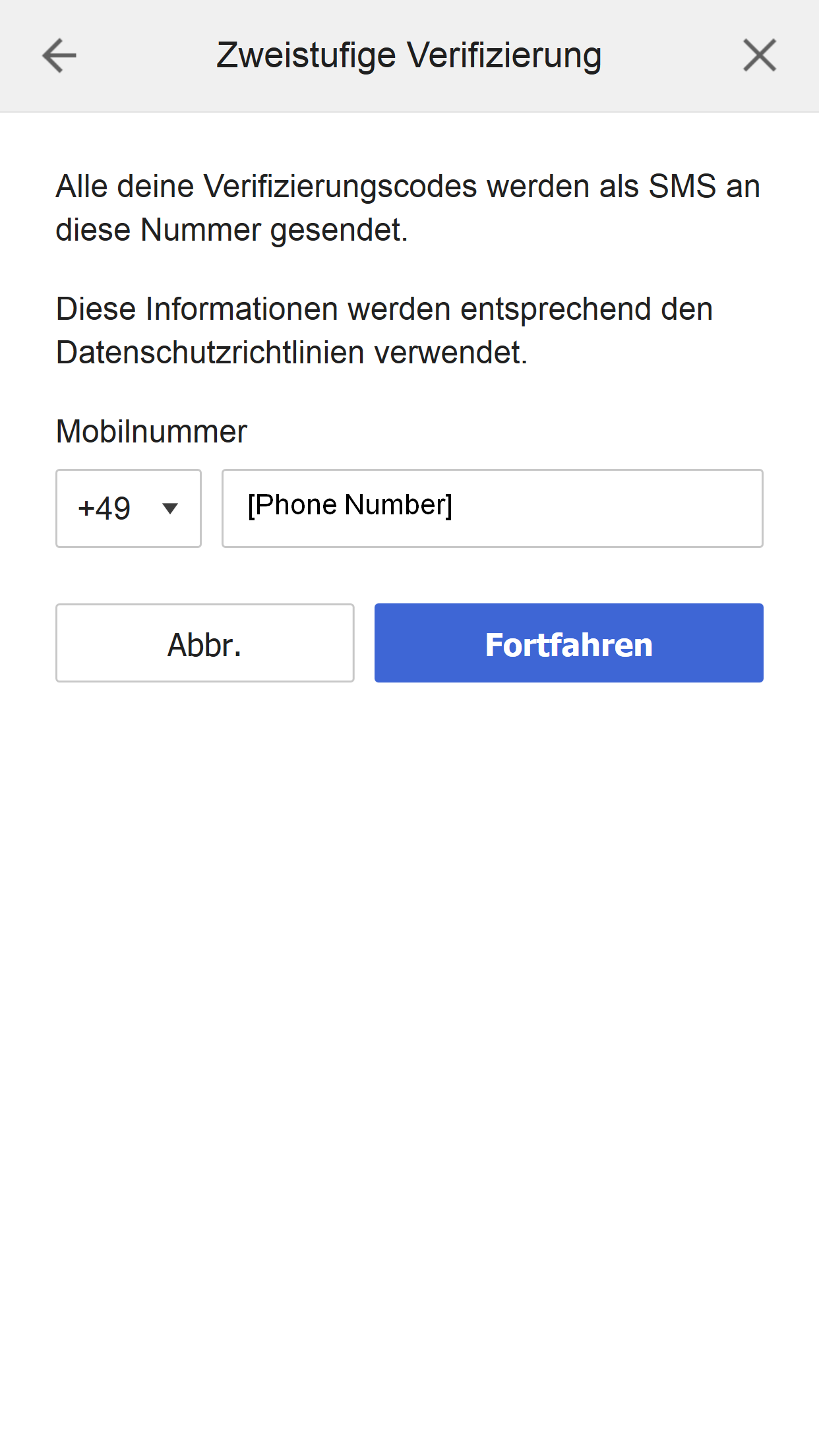 2-Step Verification Phone