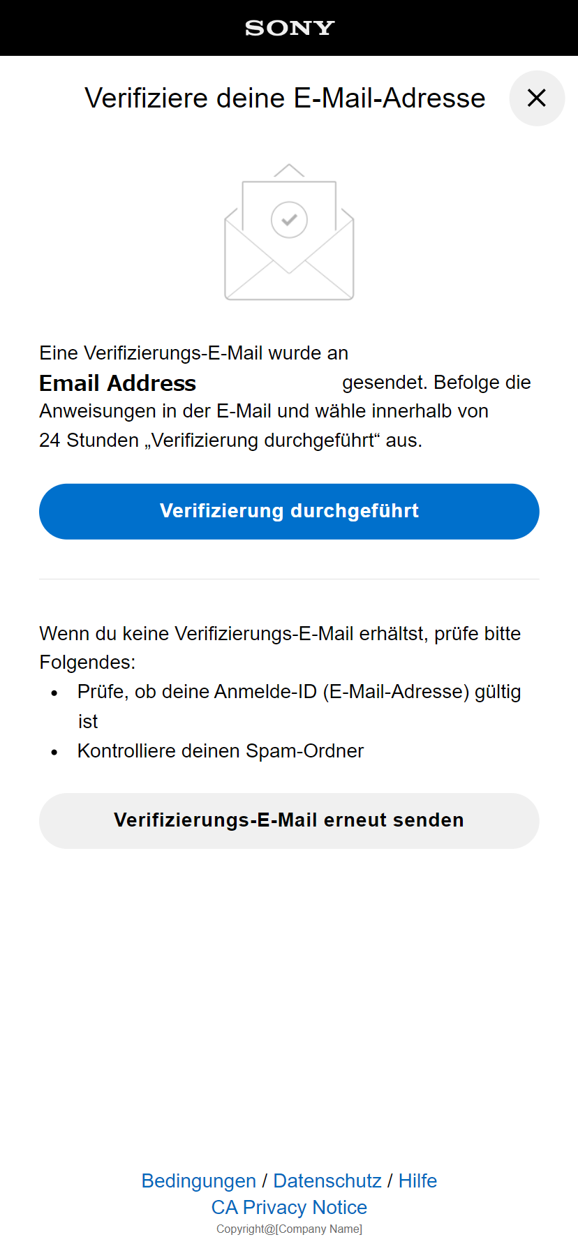 Verify Email