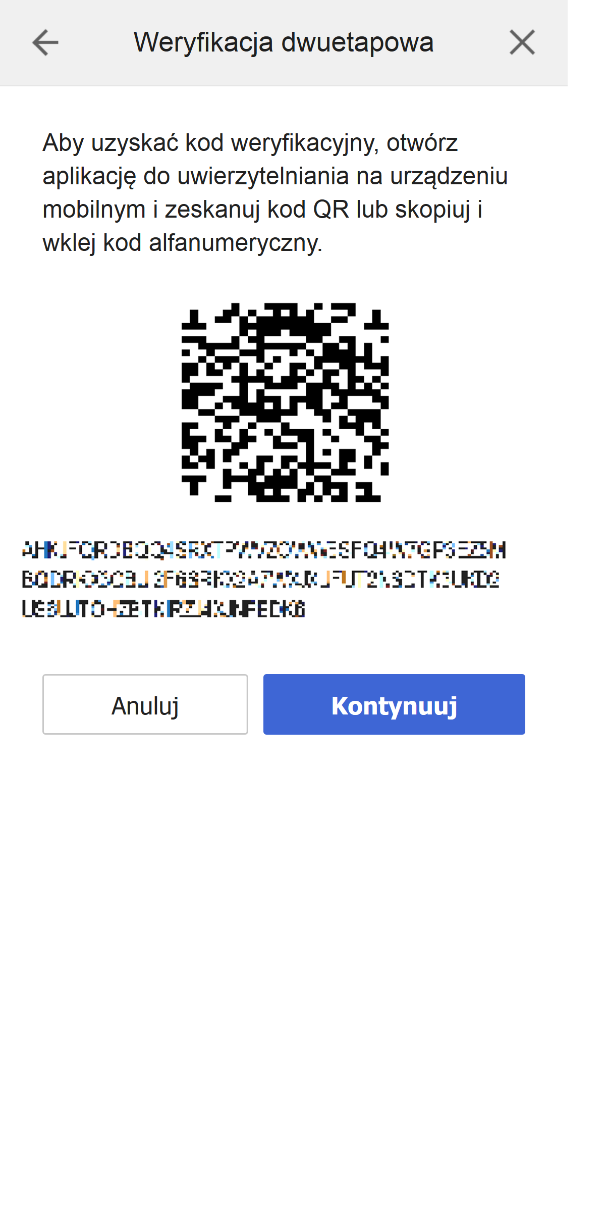 2-Step Verification QR Code