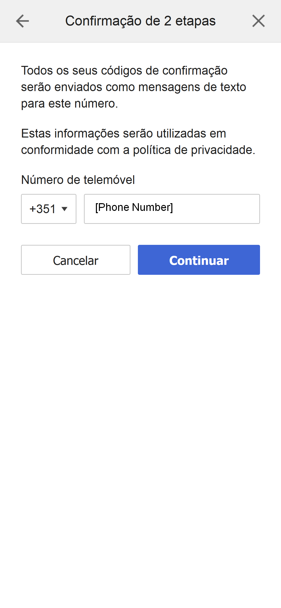 2-Step Verification Phone