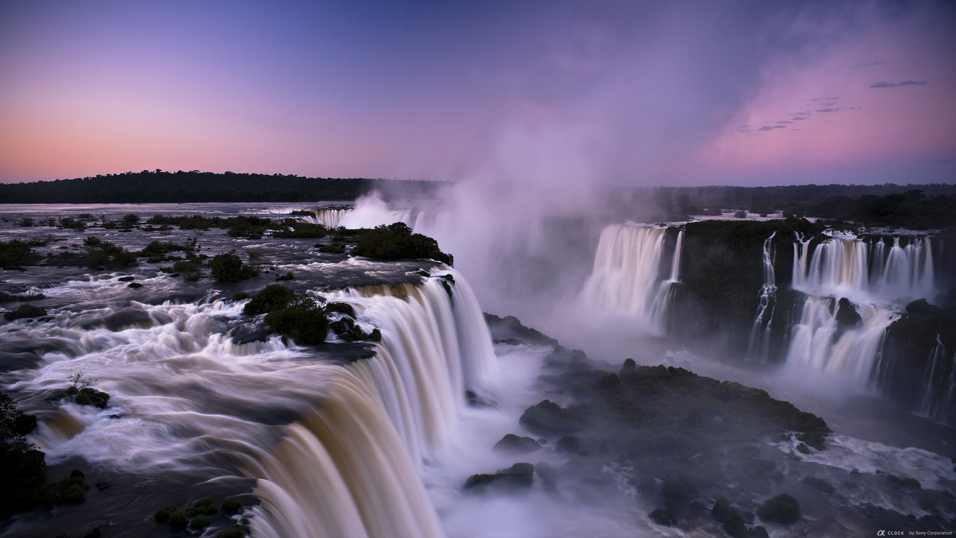 Sony Global A Clock World Time Captured By A Iguazu National Park