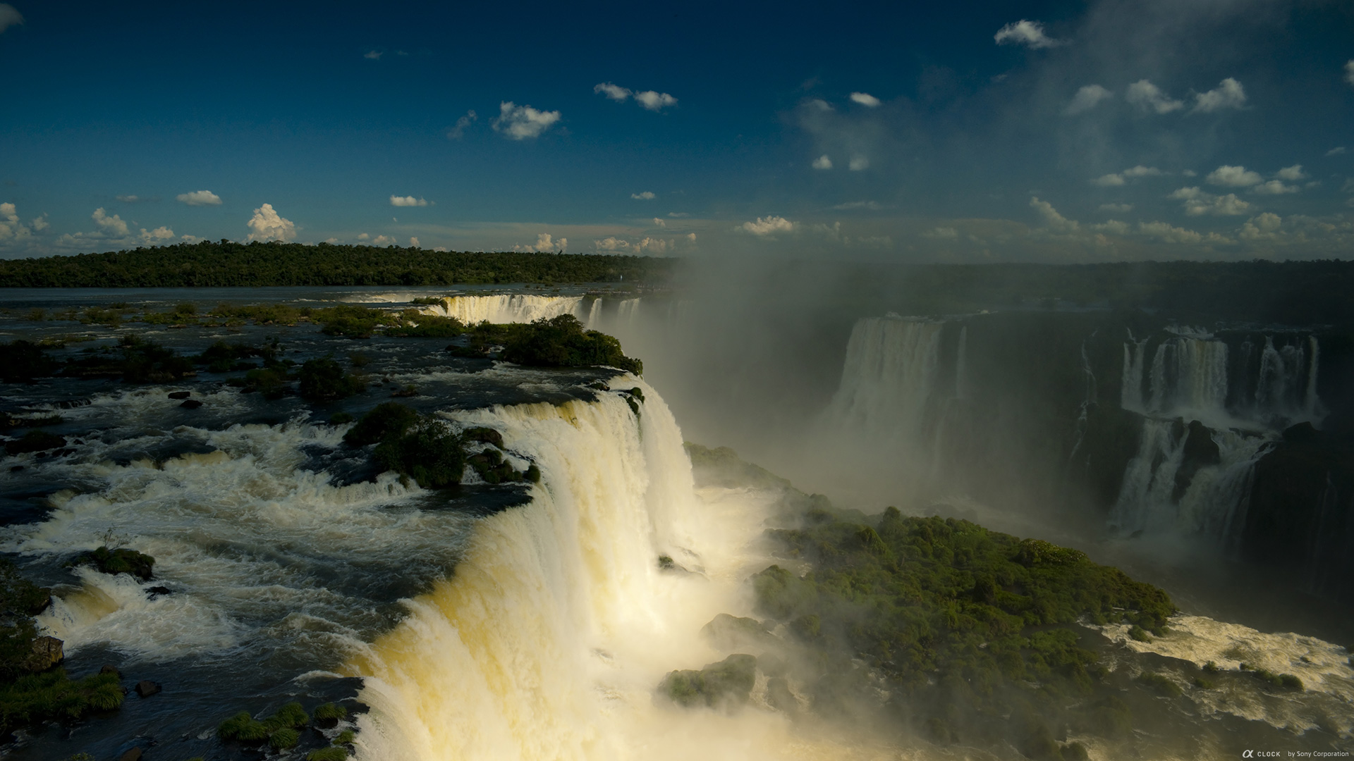 Sony Global A Clock World Time Captured By A Iguazu National Park